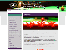 Tablet Screenshot of guernseysnooker.com